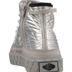 Bottines*Palladium Palla Ace Re Quilt Silver